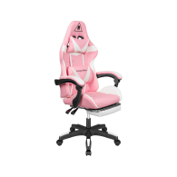 Spelstol Kruger&Matz GX-150 Vit-rosa