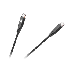 USB-C till USB-C-kabel REBEL 100 cm svart