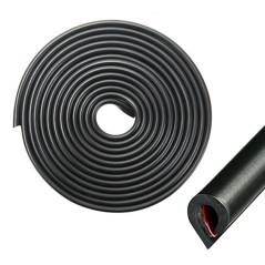 AG679F Dörrskyddslister 5m svart