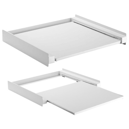 Anslutningsbeslag för tvättmaskin och torktumlare, hylla Maclean, aluminium, universal, max 60 kg, MC-890. | HandlaSmidigt.se