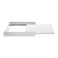 Anslutningsbeslag för tvättmaskin och torktumlare, hylla Maclean, aluminium, universal, max 60 kg, MC-890.