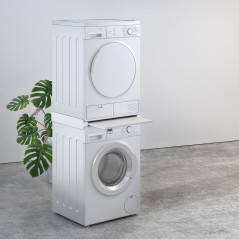 Anslutningsbeslag för tvättmaskin och torktumlare, hylla Maclean, aluminium, universal, max 60 kg, MC-890. | HandlaSmidigt.se