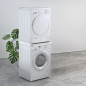 Anslutningsbeslag för tvättmaskin och torktumlare, hylla Maclean, aluminium, universal, max 60 kg, MC-890.
