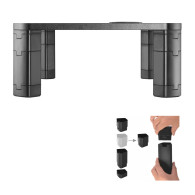 Monitorställ Ergo Office, justerbart, med trådlös laddare Qi, max 20 kg, 17-32 tum, ER-415