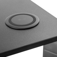 Monitorställ Ergo Office, justerbart, med trådlös laddare Qi, max 20 kg, 17-32 tum, ER-415