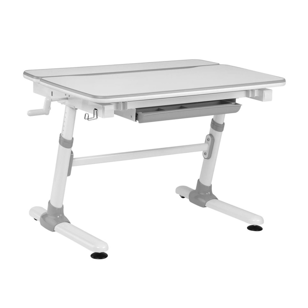 Biurko dla dzieci ergonomiczne z regulacją wysokości Ergo Office, szare, max 100kg,  ER-417 2cz