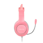 Spelhörlurar för barn Kruger&Matz Gamer Kids, rosa färg