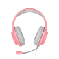 Spelhörlurar för barn Kruger&Matz Gamer Kids, rosa färg