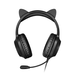 Spelhörlurar för barn Kruger&Matz Gamer Kids, svart färg