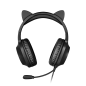 Spelhörlurar för barn Kruger&Matz Gamer Kids, svart färg