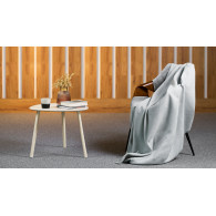 Pälsfilt 130x150 cm TEESA - grå