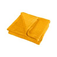 Koc polarowy 150x200 cm TEESA - żółty
