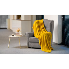 Fleecefilt 150x200 cm TEESA - gul