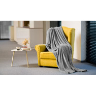 Pälsfilt 200x220 cm TEESA - grå