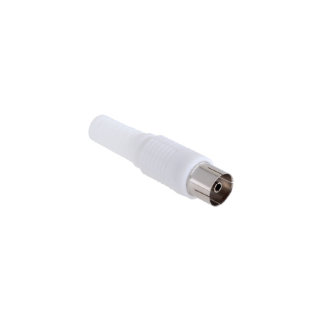 TV-antennuttag för långt vitt kabeluttag från Cabletech.