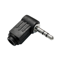 Wtyk Jack 3.5 st.kątowy plastikowy Cabletech