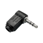 Kontakt Jack 3.5 mm vinklad plast Cabletech