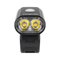 Batteridriven cykellykta fram