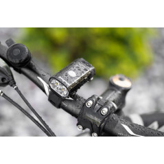 Batteridriven cykellykta fram