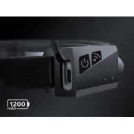 Latarka czołowa akumulatorowa (5W COB+ 3W Led) - opaska