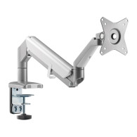 Skärmfäste för skrivbord i grått Ergo Office, med fjäder, 17'-32', 9 kg, ER-405G