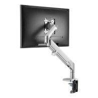 Skärmfäste för skrivbord i grått Ergo Office, med fjäder, 17'-32', 9 kg, ER-405G