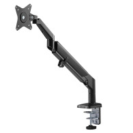Skrivbordsfäste för svart Ergo Office-monitor, med gasfjäder, 17'-32', 9 kg, ER-405B