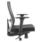 Kontorsstol Ergo Office med hög ryggstöd, premium ergonomiskt, max 150 kg, ER-414.