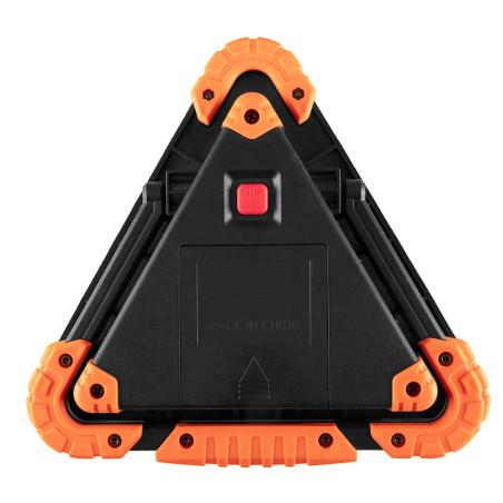 Batteridriven lampa + varningstriangel 2 i 1