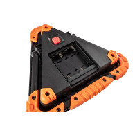 Batteridriven lampa + varningstriangel 2 i 1