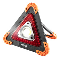 Batteridriven lampa + varningstriangel 2 i 1
