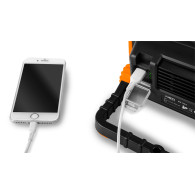Batteridriven strålkastare 3000 lm SMD LED