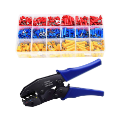 Verktygssats med 700 isolerade kontakter och en klämtång E5963.