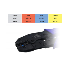 Verktygssats med 700 isolerade kontakter och en klämtång E5963.