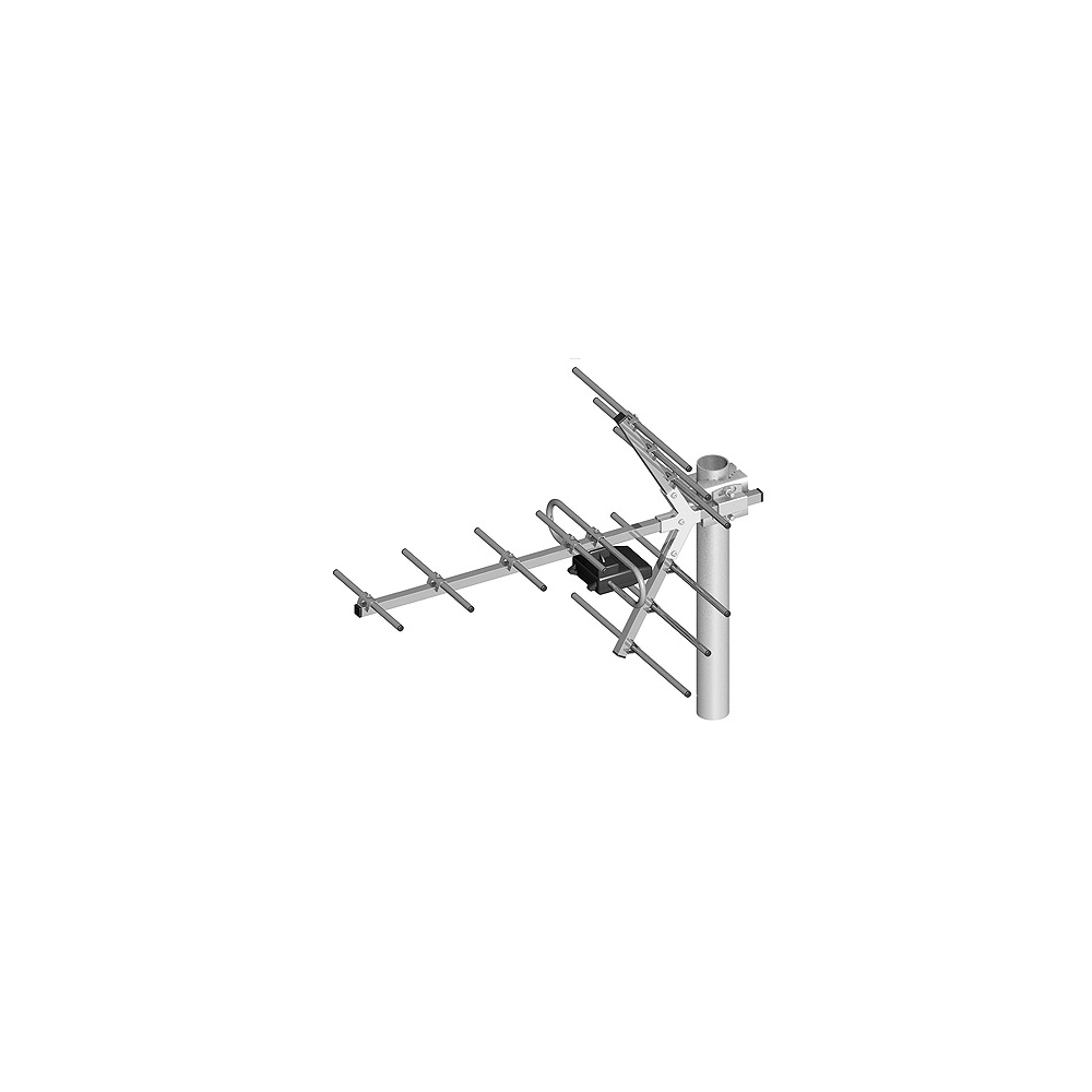 TV-riktantenn 21-60 'Yaga' med 11 element utan symmetrizer Tamiza TV-riktantenn 21-60 'Yaga' med 11 element utan symmetrizer Tamiza