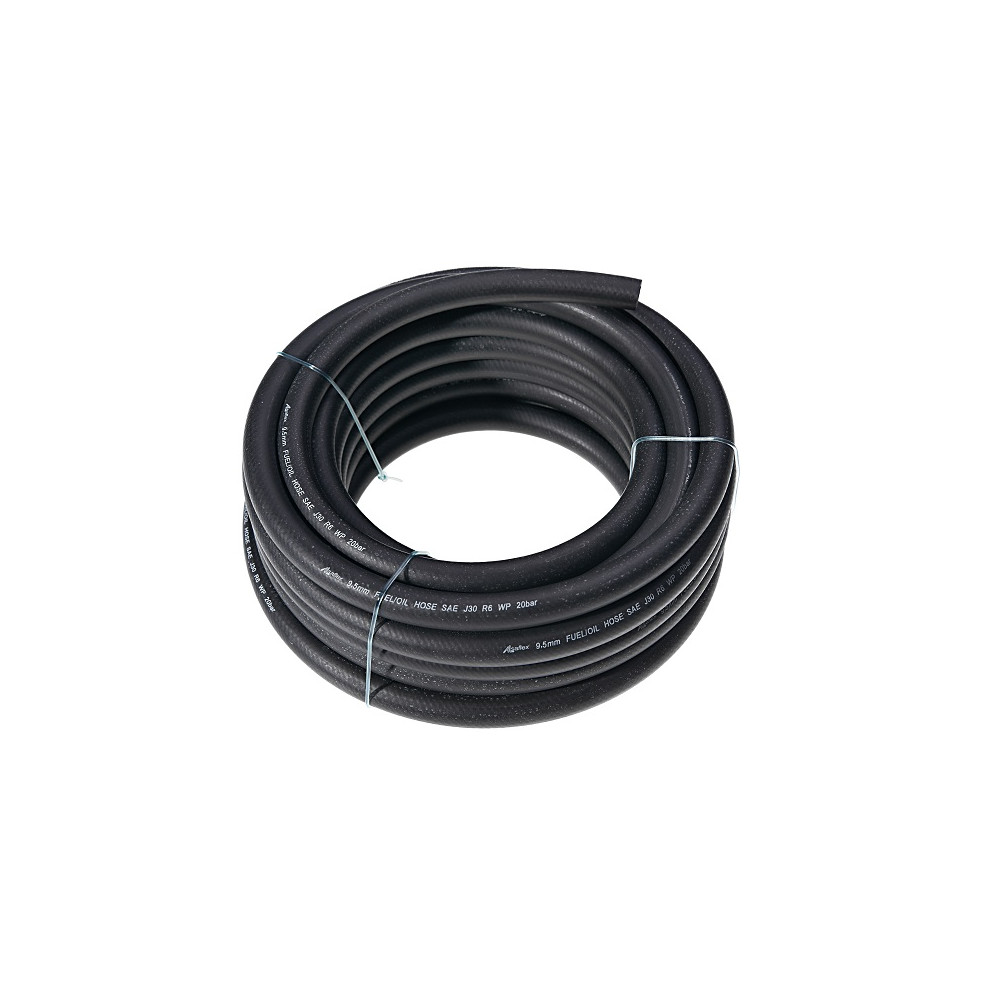 Slang förstärkt 3-lagers gummibränsleslang Ø 16 mm/1 m (10 m per rulle) Slang förstärkt 3-lagers gummibränsleslang Ø 16 mm/1 m (10 m per rulle)