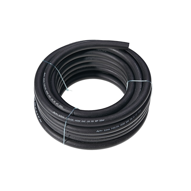 Bränsleslang av armerad gummi, 3-skikts med en diameter på 5 mm/1 m (10 m per rulle)