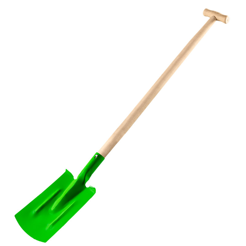 Spade rak, trähandtag, T-handtag