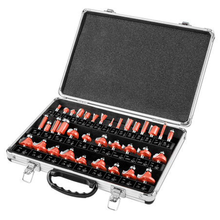 Fräsverktyg, skaft 8 mm, set med 35 stycken. | HandlaSmidigt.se