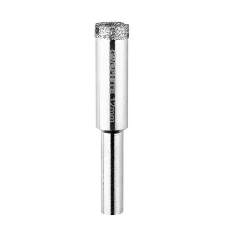Diamantborrar 5-12 mm med guide, set om 6 st.