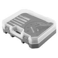 Diamantborrar 5-12 mm med guide, set om 6 st.