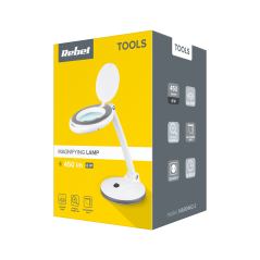 Lampa med förstoringsglas för bord 5D 6W Rebel (30x2835 SMD)