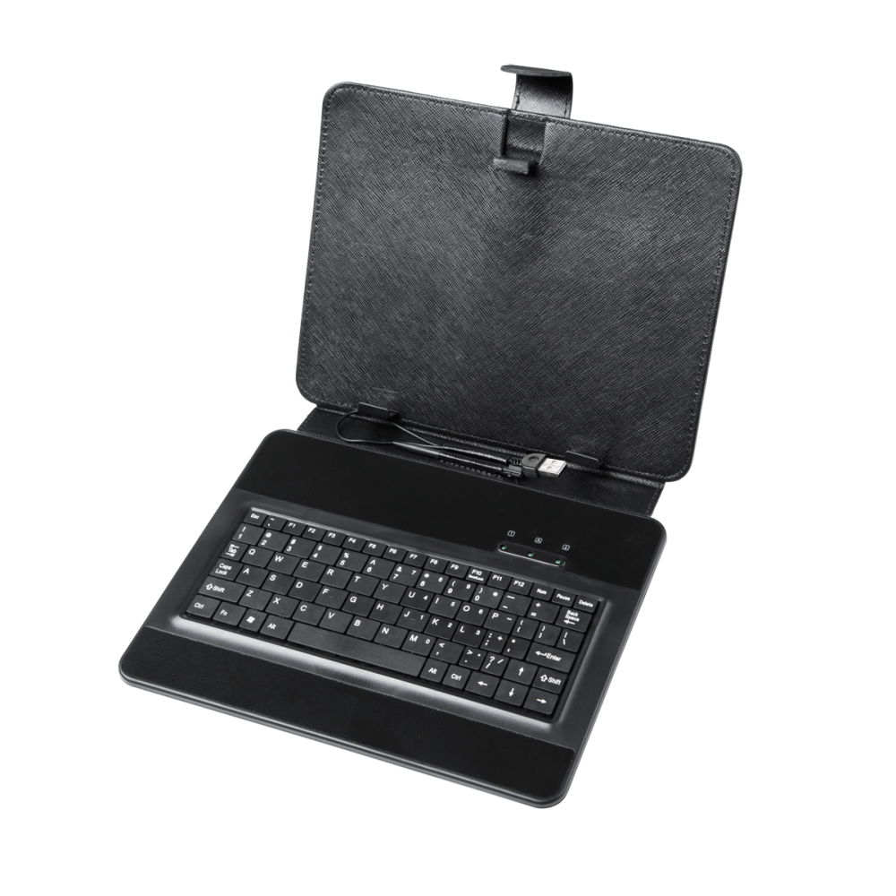 Universellt fodral för 9,7-tums surfplattor med USB-tangentbord