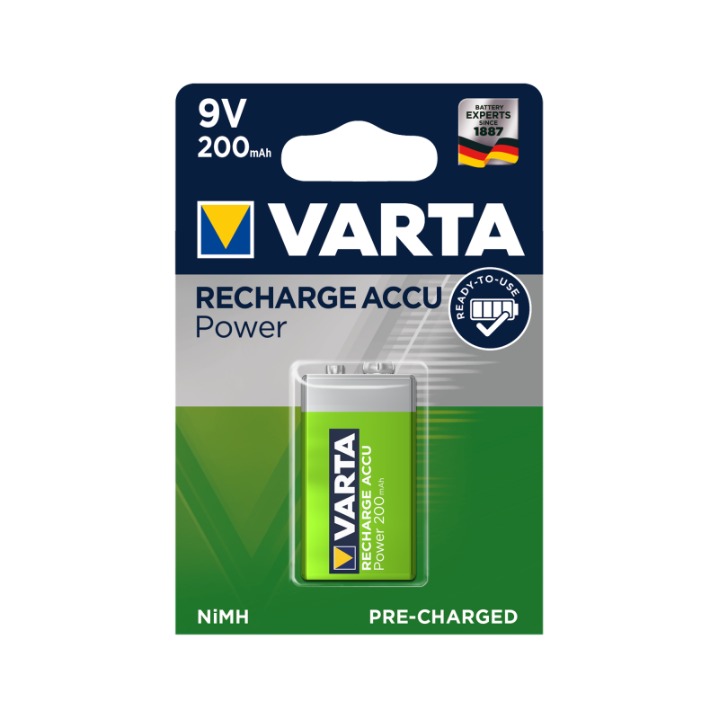 Batteri Varta 9V 200mAh