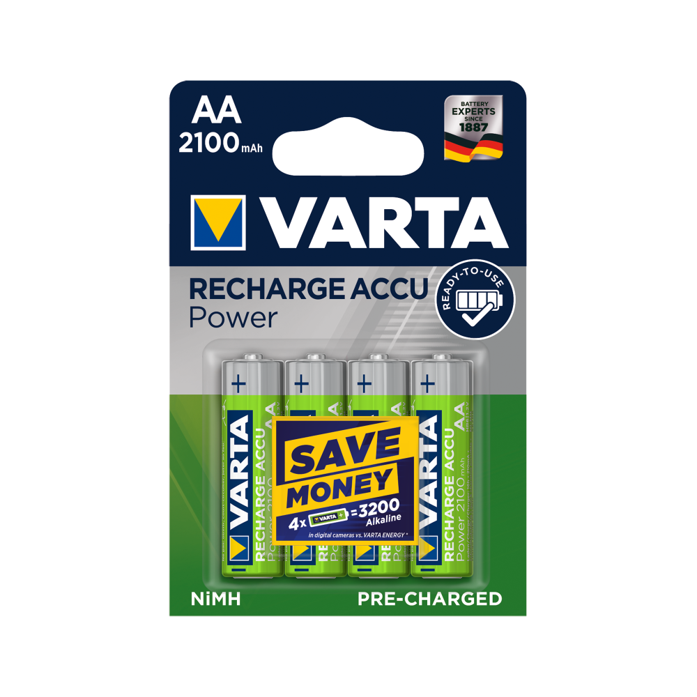 82-611- Akumulator  r6 ni-mh aa 2100mah varta
