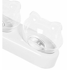 AG684E Dubbel matskål med vattenautomat