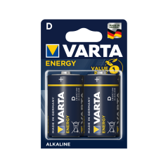 Alkaliskt batteri VARTA LR20 ENERGY 2 st/fp. | HandlaSmidigt.se