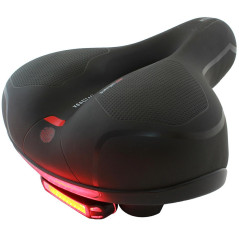 Gel sadel cykellampa