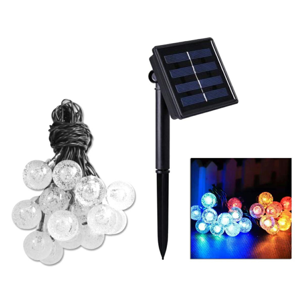 ZD69E Solbelysningsgirlang. Trädgård 20 LED RGB. ZD69E Solbelysningsgirlang. Trädgård 20 LED RGB.