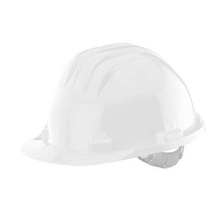 Skyddshjälm certifierad, vit | HandlaSmidigt.se